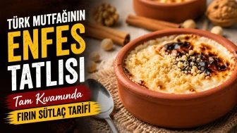 Soğuyunca Taş Gibi Olmuyor! Kaşık Kaşık Yediren Kremsi Fırın Sütlaç