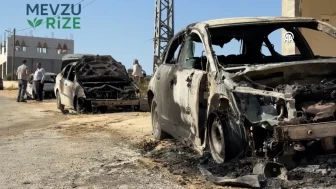 Nablus’taki Calud Köyü'nde Gerçekleşen Baskında Araçlar Alev Alev Yandı!