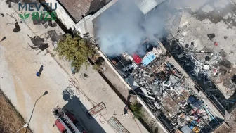 Sinop Boyabat'ta Terk Edilen Hastane Binasında Yangın Paniği!