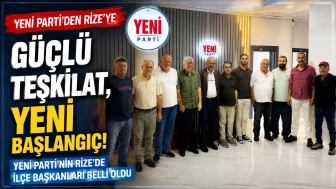 Yeni Parti Rize'de Yol Haritası Belirlendi: Kurucu Başkan Deniz İlk Toplantısını Yaptı