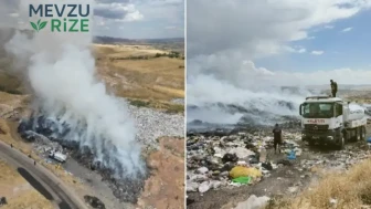 Eski Atık Alanında Yangın Çıktı, Halk Arasında Korku Dolu Anlar Yaşandı!