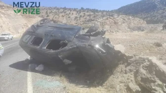 Batman'da Korkunç Kaza: Takla Atan Hafif Ticari Araçta İki Kişi Yaralandı