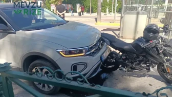 Eskişehir'de Yaya Geçidinde Motosikletliye Otomobil Çarpmasıyla Kaza Gerçekleşti