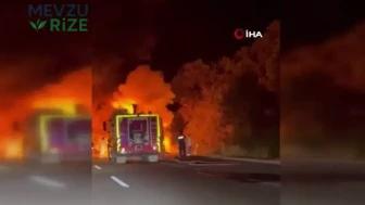 TEM Otoyolu’nda Yolcu Otobüsü Yangın Çıkardı: Korku Dolu Anlar Yaşandı