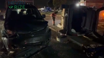 İki Ticari Araç Çarpıştı, 9 Kişi Yaralandı!