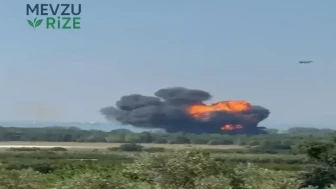 F-16'nın kaza kırım anı görüntüleri ortaya çıktı