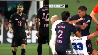 Messi, Philadelphia maçında sahne aldı: Oyuncular birbirine girdi, kırmızı kartlar çıktı