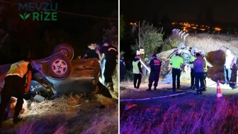 Kırıkkale'de feci kaza: Otomobil takla attı, genç kadın hayatını kaybetti