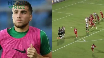 Orkun Kökçü'nün ağabeyi Ozan Kökçü'den harika frikik golü