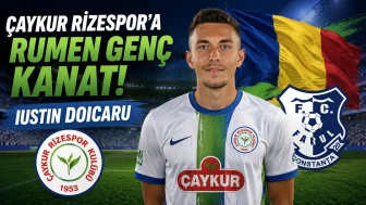 Çaykur Rizespor’a Rumen Genç Kanat: Iustin Doicaru