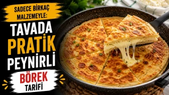 Fırını Açmaya Gerek Yok! 3 Yufkayı Tavaya Dizince Çıtır Çıtır Börek Oluyor