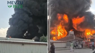 Sanayi bölgesinde korkutan yangın! Fabrikadan yükselen dumanlar kentin dört bir yanından görüldü: Ekipler seferber oldu