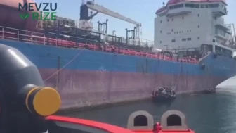 Yalova'da makine arızası yapan tanker kurtarıldı