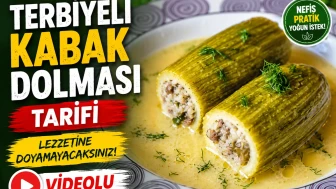 Terbiyeli Kabak Dolması Tarifi, Nasıl Yapılır? (Videolu)