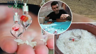Elazığ'da Pirinçlere Yazılan İsimler Görenleri Şaşırtıyor!