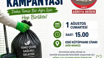 Ağrı Belediyesi'nden Temizlik Kampanyası Çağrısı: "Daha Temiz Bir Ağrı İçin Hep Birlikte"