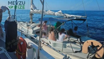 Didim açıklarında 16 düzensiz göçmen yakalandı : 1 tutuklama