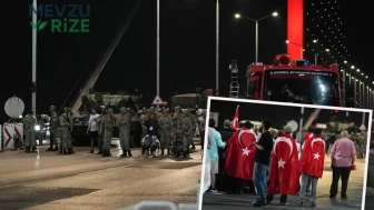 Şehitler Köprüsü'nde 15 Temmuz Destanı Canlandırıldı! Dizi Ekibi Duygusal Anlar Yaşadı