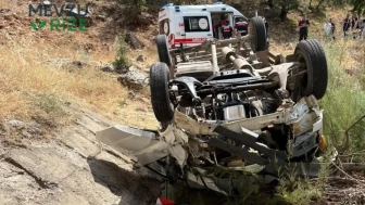 Şehit Babası Feci Kaza Sonucu Hayatını Kaybetti: Aracı Şarampole Devrildi