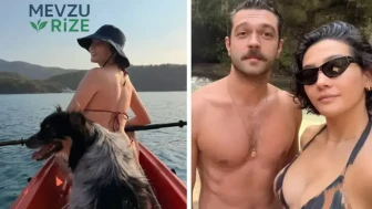 Aybüke Pusat ve Furkan Andıç, tatillerinde aşk dolu anlarını paylaştı!