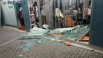 Bursa'da Otomobil Dükkanın İçine Daldı, Sürücü Kaçmayı Tercih Etti!