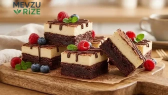 Sosyal Medyada Fenomen Olacak: Yoğun Brownie ve İpeksi Cheesecake Buluşması!