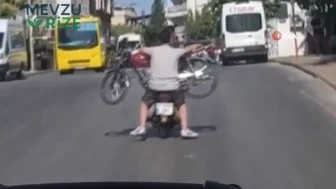 Gaziantep'te Trafikte Oluşan Motosiklet Tehlikesi Dikkat Çekti