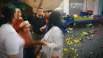 Pazar Yerinde Armut Seçimi Nedeniyle Arbede: Kadının Başına Tahta Kalasla Darbe, 10 Dikişle Tedavi Edildi!