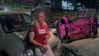 Ters dönen araçtan çıktı: Hiçbir şeyi hatırlamadı! Alkollü sürücünün rahatlığı yok artık dedirtti