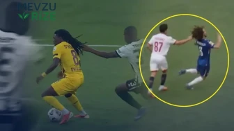 Mustafa Çulcu olay pozisyonu yorumladı: Cucurella örneğini verdi | Djalo rakibini saçını çekti sosyal medya yıkıldı