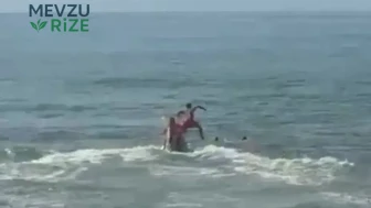 Akçakoca'da Tehlikeli Rip Akıntısı: Karaburun Plajı'nda 3 Kişi Kurtarıldı