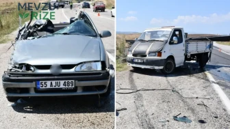 Samsun'da Trafik Kazası: Otomobil ile Kamyonet Çarpıştı, 6 Kişi Yaralandı!