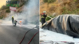 8 Milyon TL'lik elektrikli araç küle döndü! Söndürmek tam 12 saat sürdü: İlk defa başımıza geldi