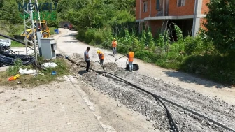Trabzon'da Büyükşehir'den o ilçeye güçlü altyapı yatırımı