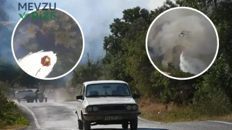 Sındırgı-Simav yolu kapatıldı: Balıkesir'deki orman yangını ikinci gününde