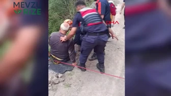 Artvin'de Zorlu Hava Koşullarında Mahsur Kalan Çiftçi ve Çoban Kurtarıldı
