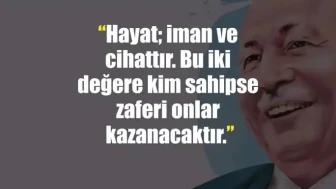 Erbakan Sözleri | Necmettin Erbakan'ın Resimli Güzel Sözleri