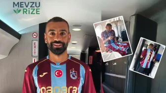 Trabzonspor'un Yeni Transferi Salah, Forma İle İlk Mesajını Verdi: Bize Her Yer Trabzon!