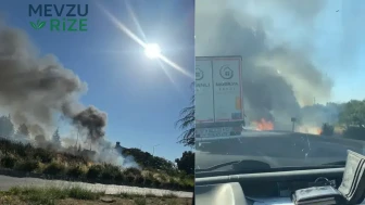 Eskişehir'de Hareket Halindeki Araç Alev Topuna Döndü!