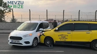 Kavşakta üç araç birbirine girdi: Üç kişi hastaneye kaldırıldı