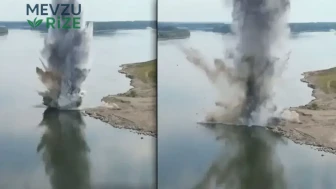 Kavurucu sıcaklar yüzünden Romanya Tuna Nehri'ni bombalamak zorunda kaldı