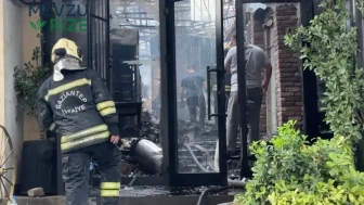 Gaziantep'te Restoran Alev Alev: Yangına Birçok Ekip Hızla Müdahale Etti