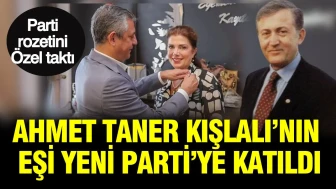 Ahmet Taner Kışlalı’nın eşi, YENİ Parti’ye katılarak siyasette yeni bir sayfa açtı: Rozet töreni Özel’in elinde gerçekleşti!