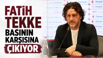 Fatih Tekke, Medya Karşısında!
