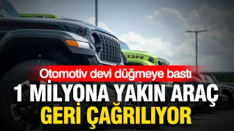 Otomotiv Sektöründe Şok: Yaklaşık 1 Milyon Araç İçin Geri Çağrı Kararı Alındı