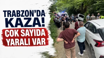 Trabzon’da kaza! Çok sayıda yaralı var