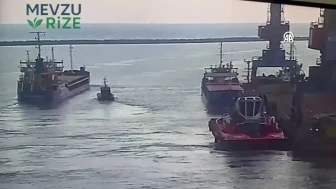 Marmara Denizi'nde Batan Geminin İskenderun'dan Hareket Anı Kaydedildi