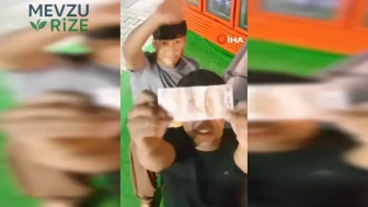 Market kapalıyken aldıkları ekmeğin parasını kameraya gösterip dolaba bıraktılar