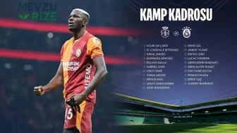 Galatasaray'ın Sporting maçı kamp kadrosu belli oldu: Osimhen kadroda var mı?