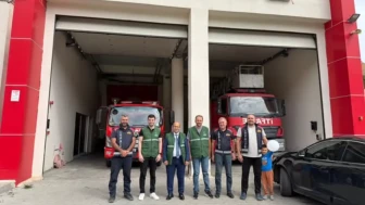 Yeşilay Artvin'den Yusufeli İtfaiyesine İtfaiyeciler Haftası ziyareti